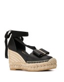 Vara bow wedge espadrilles