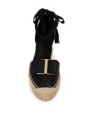 Vara bow wedge espadrilles