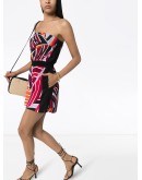 Sal print bandeau playsuit