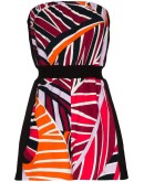 Sal print bandeau playsuit
