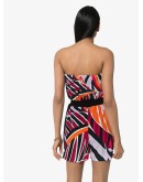 Sal print bandeau playsuit