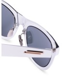 ribbon detail D-frame sunglasses