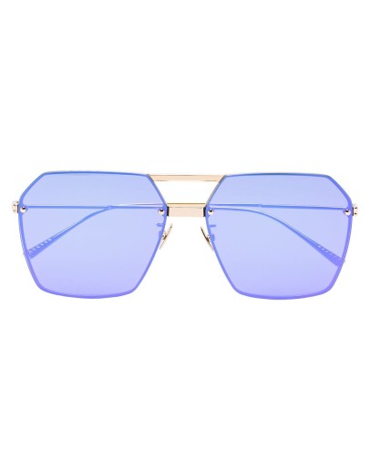 geometric-frame sunglasses