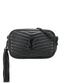 Lou quilted-effect crossbody bag