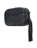 Lou quilted-effect crossbody bag