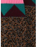 intarsia mid-calf socks
