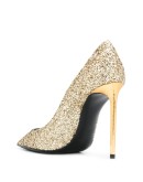 Zoe 110mm glitter-embellished pumps
