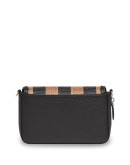 striped shoulder bag