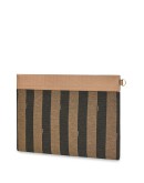 medium striped pouch