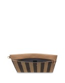 medium striped pouch
