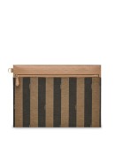 medium striped pouch