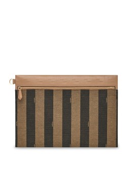 medium striped pouch