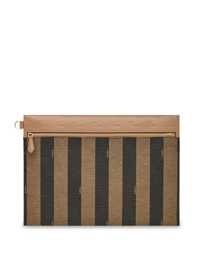medium striped pouch