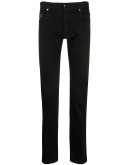 embroidered logo slim-fit jeans