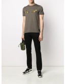 embroidered logo slim-fit jeans
