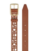 cut-out logo belt