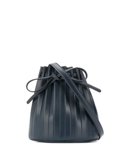 mini pleated bucket bag