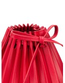 pleated bucket bag