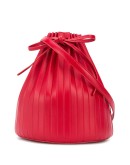 pleated bucket bag