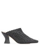 Almond 75mm mules 