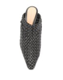 Almond 75mm mules 