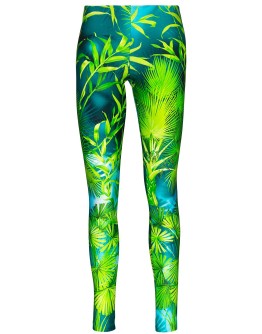 palm-print leggings