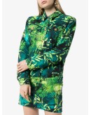 Palm print denim jacket