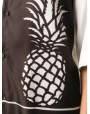 monkey pineapple printed shirt