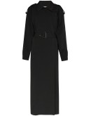 long belted trench coat