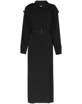 long belted trench coat