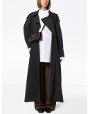 long belted trench coat