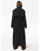 long belted trench coat