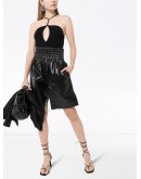 halterneck cut-out bodysuit