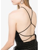 halterneck cut-out bodysuit