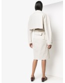 storm-flap trench dress