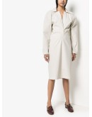 storm-flap trench dress