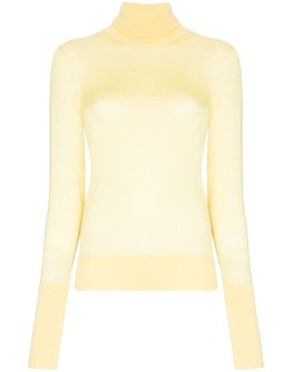 silk turtleneck jumper