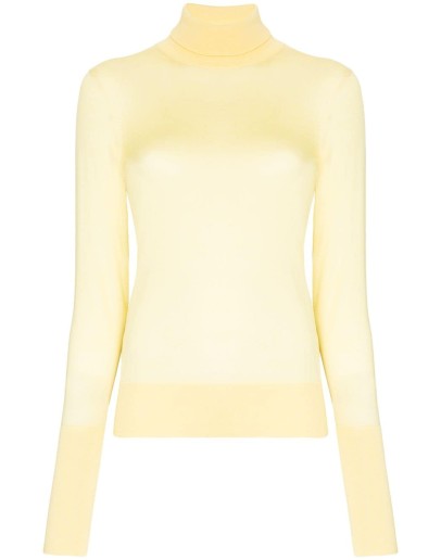 silk turtleneck jumper
