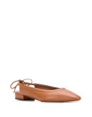 backless flat ballerina shoes