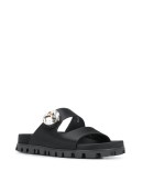crystal embellished sandals