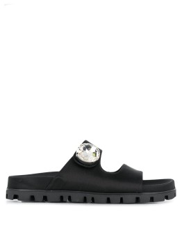 crystal embellished sandals