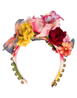 appliquéd flower headband
