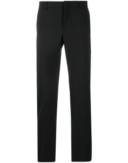 slim-fit tailored trousers