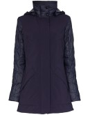 Berkely padded contrast hood coat