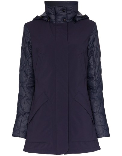 Berkely padded contrast hood coat