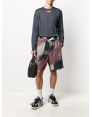 camouflage print shorts