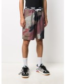 camouflage print shorts