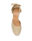 Carina lace-up wedge espadrilles