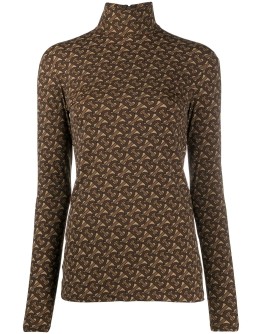 TB monogram turtleneck top
