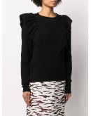 Blakely ruffled shoulders jumper